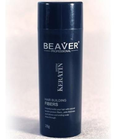 Beaver Keratin Hair Fibers 28g - Light Brown