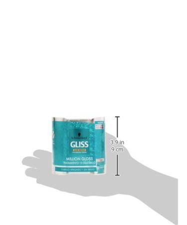 Schwarzkopf Gliss Million Gloss Treatment 150ml - 10 Days of Shine for Shiny Dull Hair - Buy Internationally - Buy Online on GoSupps.com