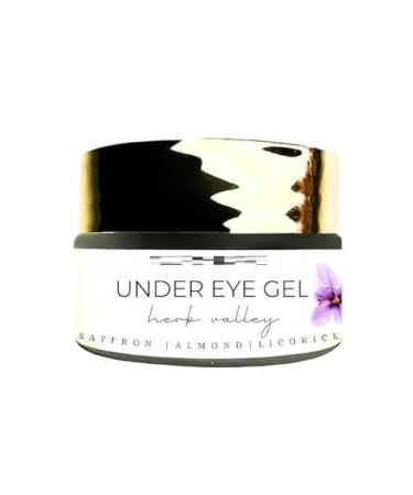 PUB Skincare Under Eye Cream for Dark Circles Removal Women/Men Gel based Organic Natural Rich Anti-Puffy Wrinkle Care & Glow Enhancer with Saffron Almond Turmeric Aloe