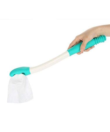 Sonew Self-Assist Toilet Mobility Aid Self Wipe Assist Bottom Wiper Bathroom Buddy Wand Long Handle Reach 15.7"