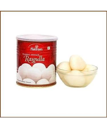 Haldiram's Nagpur Rasgulla | Traditional Sweet | Popular Dessert | Fluffy & Juicy | 1kg - Buy Online on GoSupps.com