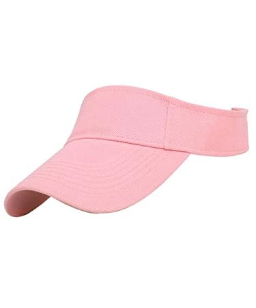 Toddler Sun Visor Girls Age 2-6, Kids Beach Visor Summer UV Protection Sport Cap Pink 2-6 Years