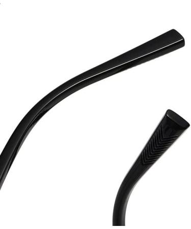 PARWANA Clear Vision Blue Light Blocking Reading Glasses - Oversized Computer Readers +100 Black - International Shipping Available - Buy Online on GoSupps.com
