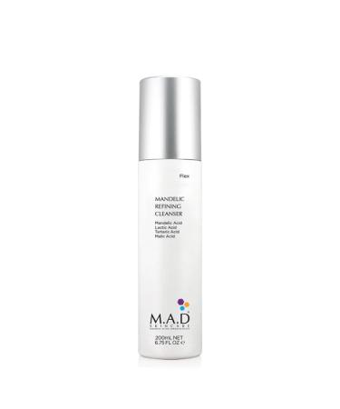 M.A.D Mandelic Refining Cleanser - Gentle Alpha-Hydroxy Acid Cocktail for Deep Cleansing Hydration & Skin Tone Refinement - Brightening & Acne Care - Ideal for Professional Backbar & At-Home Skincare
