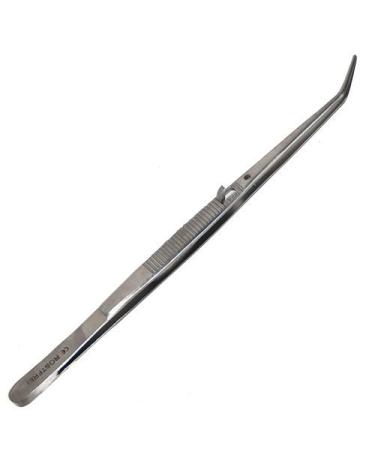 London College Cranked Tweezers with Lock | Stainless Steel Precision for Perfect Tweezing | International Shipping Available - Buy Online on GoSupps.com