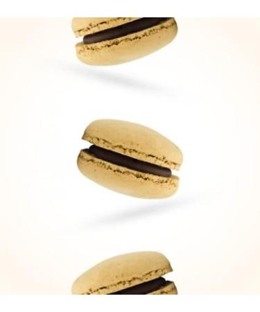  ANTICO CAFFE' NOVECENTO Cuorenero 3 Cocoa Flavored Macaroons | Gluten-Free Chocolate Macaroons | Chocolates in a Gift Box | Macaron Biscuits in a Case - 42g - Buy Online on GoSupps.com