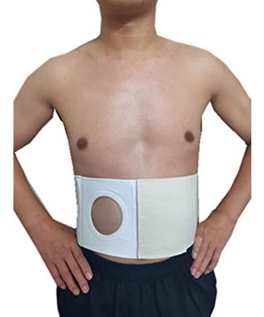 Realmedi Unisex Ostomy Abdominal Binder XL 45.28-49.21 Inch - Ostomy Belt for Hernia & Colostomy Support - Buy Online on GoSupps.com