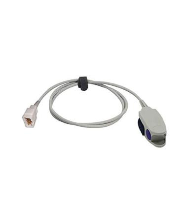 Sino-k Compatible Novametrix Spo2 Sensor Adult Finger Clip 3.2 ft 9 Pin Connector FDA/CE Approved