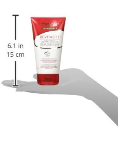 L Or al Paris Revitalift Makeup-Removing Cleansing Cream Face Cleanser & Toner with Vitamin C 150 mL - Buy Online on GoSupps.com