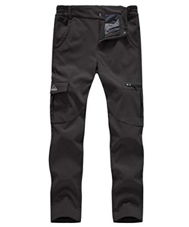 Gopune Women's Waterproof Windproof Outdoor Hiking Snow Ski Insulated Pants Black Small