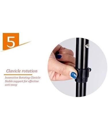 Forearm Crutches Adjustable Aluminum Alloy Forearm Crutch Open Cuff Crutches Elbow Crutches 10 Stops Adjustable in Height Lightweight and Easy Carry for Men/Women with Comfortable Grip Lightweight Arm - Buy Online on GoSupps.com