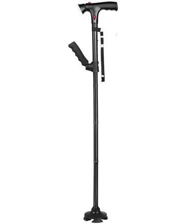 RUNZI Folding Cane with Led Light and Alarm for Men and Women - 38 Inches