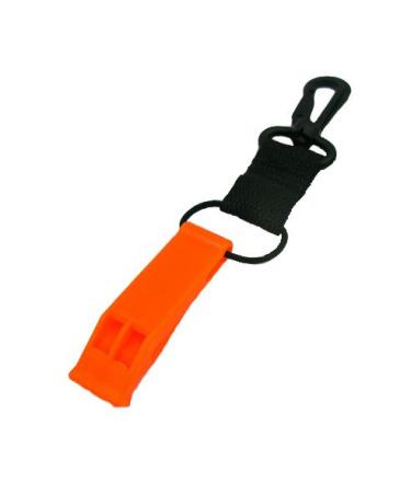 Storm Accessories Storm Scuba Divers Safety Whistle with Clip Orange