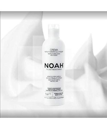 NOAH Natural 2.2 Restructuring Cream with Yoghurt for Dry Brittle Hair - 250ml | Nourishing Conditioner for Dull Hair - Shop Internationally - Buy Online on GoSupps.com