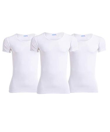 Cottonil white Shortsleeve undershirts for men 4XL