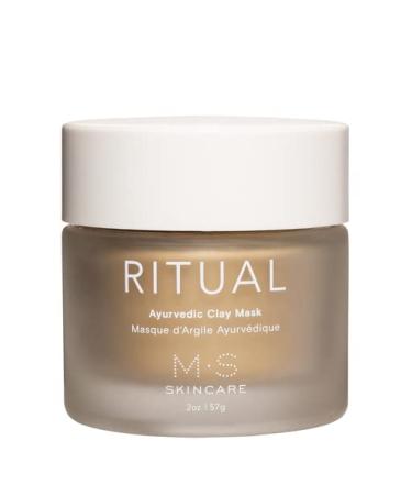 Ritual Ayurvedic Clay Mask Vegan Face Mask 2oz Glass Jar