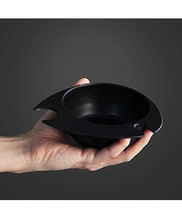SHAVEBOWL Modular Shaving Bowl - Matte Black (Made in USA) - Buy Online on GoSupps.com
