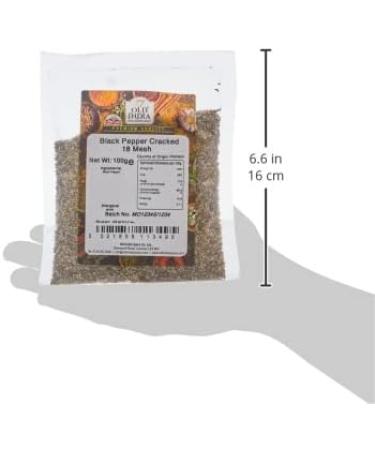 Old India Black Pepper Cracked 18 Mesh 100g - Premium Quality Spice (Pack of 1) - Buy Online on GoSupps.com