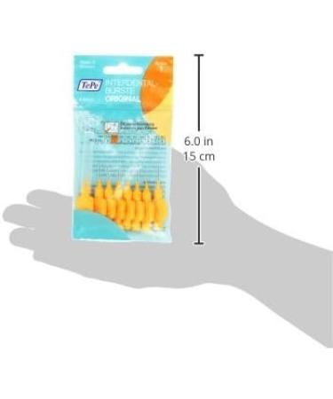 TePe Interdental Brushes Original - Orange 0.45 mm (8 Pieces) | Best for Oral Health | International Shipping Available - Buy Online on GoSupps.com