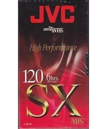 JVC T-120 SX 6 Hour VHS Cassette Tape - Blank - 4 Pack | High-Quality Recording Tape - Buy Online on GoSupps.com