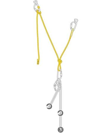 Petzl Dual Connect Adjust Self-Belay Lanyard - 95cm Unisex Adult Orange | International Shipping Available - Buy Online on GoSupps.com