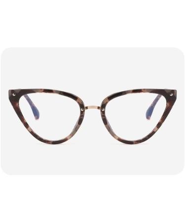 Shop Large Cat-Eye Reading Glasses for Women - UV Protection & Blue Light Blocking - Stylish Tortoiseshell Design - Buy Online on GoSupps.com