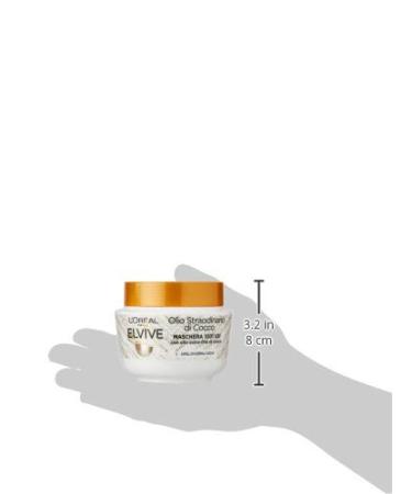 Or al Paris Elvive Care Mask with Coconut Oil for Normal to Curly Hair | 300 ml - Nourish & Revitalize Your Hair - Buy Online on GoSupps.com