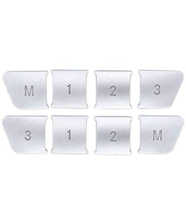 Adjust Memory 1 2 Button Cover Sitckers for GLA CLA ML C E