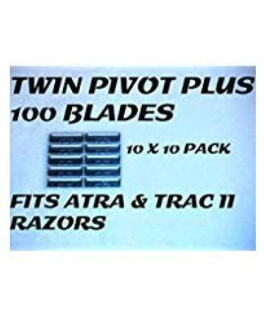 Personna Twin Pivot Plus - 100 Blades (10 x 10 Pack) by Personna