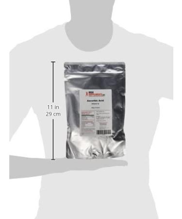 BulkSupplements Vitamin C Powder - 500g | Pure Ascorbic Acid for Immune Support - Buy Online on GoSupps.com