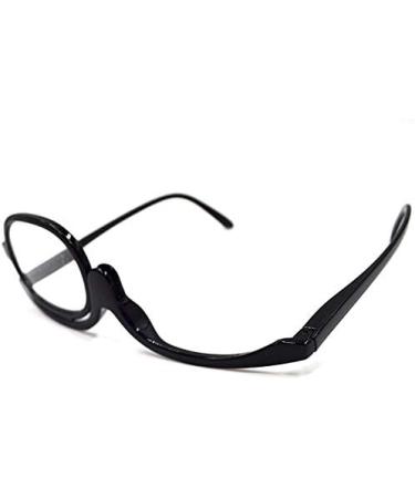 MEGAUK Makeup Glasses +3.5 | Stylish Reading Glasses for Presbyopia | Visual Aid & Reading Aid in Black - Buy Online on GoSupps.com