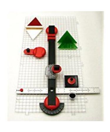 Mini Glass Cutting System for Geometric Shapes with Flying Beetle Glass Cutter - DIY Portable Work Station | Made in USA - Buy Online on GoSupps.com