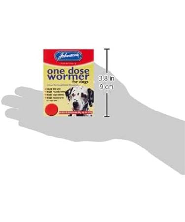 Johnson's One Dose Easy Wormer for Dogs & Puppies 8-40 kg - Effective Treatment - Buy Online on GoSupps.com