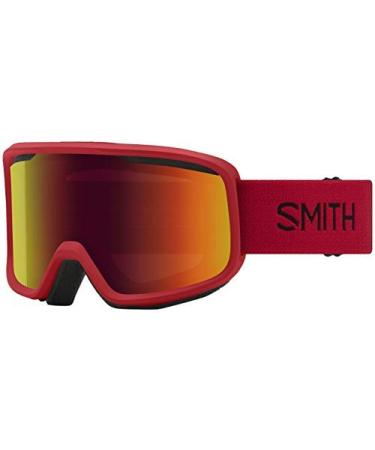 Smith Optics Frontier Unisex Snow Winter Goggles Lava / Red Sol-x Mirror Red Sol-X Mirror