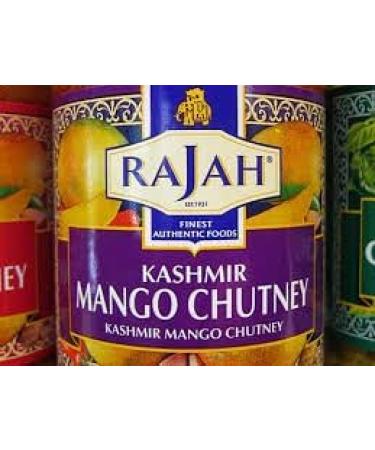 Kajal Rajah Kashmir Mango Chutney 6 x 340g Indian natural bowl ideal for curries cheese grilled and more gluten free 6 x 340g - Buy Online on GoSupps.com