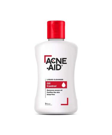 Acne-aid Liquid Cleanser for Pimples Skin : 100ml.