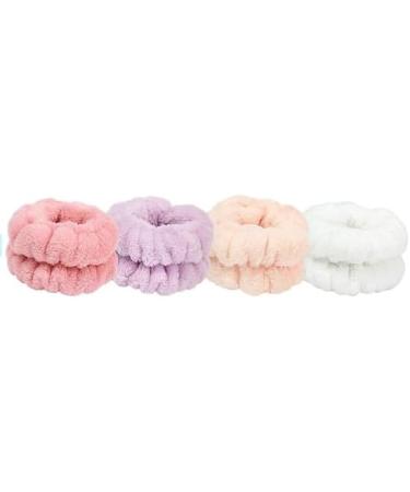 Shintop 8 Pieces Face Wash Bracelets - Purple White Lotus Pink & Adzuki Red | International Shipping Available - Buy Online on GoSupps.com