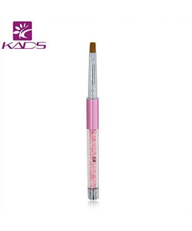 KADS Nail Art Gel Acrylic Brush Set - DIY Carving Pen Brush Liquid Powder No.4.6 (6# Pink) for Professional Nail Design - Buy Online on GoSupps.com