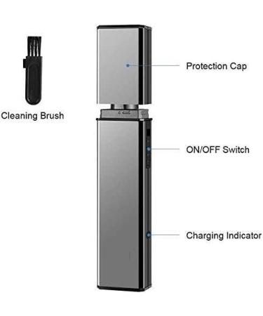 Premium 4-in-1 Ear & Nose Hair Trimmer for Men & Women - Painless Waterproof Facial Hair Remover with Dual Edge Blades - Buy Online on GoSupps.com