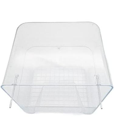 Large Clear Bird Bath for All Bird Cages and Small Birds - Canary Budgies Finch Cockatiel Lovebird Parakeet - Buy Online on GoSupps.com
