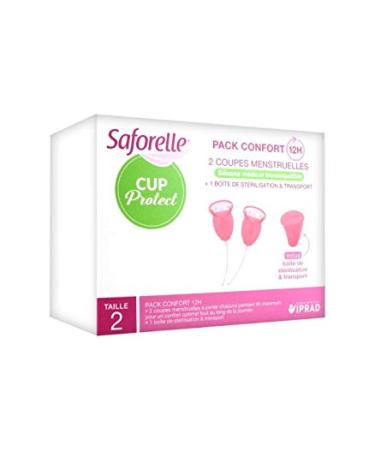 Saforelle Cup Protect 2 Menstrual Cups Size 2