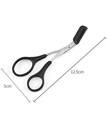 Craft Scissors Women Eyebrow Trimmer Scissors Comb Eyelash Hair Removal Grooming Cutter Shaping Hand Tools Scissors - Buy Online on GoSupps.com