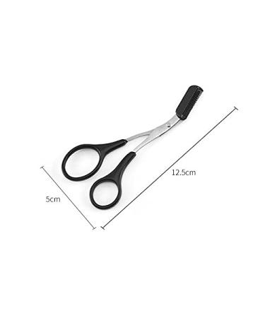 Craft Scissors Women Eyebrow Trimmer Scissors Comb Eyelash Hair Removal Grooming Cutter Shaping Hand Tools Scissors - Buy Online on GoSupps.com