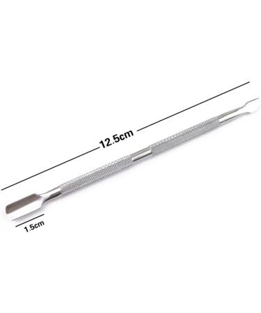 4 Pcs/Set Steel Double-Ended Cuticle Pusher Dead Skin Remover Manicure Cleaner Care Nails Art Tool Manicure Set - Buy Online on GoSupps.com
