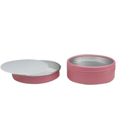 Zeoabsy 10ml Pink Aluminum Screw Can - 10 Pieces Empty Tin Cans for Cosmetics Candles & Ointments with 5 Spoons & 1 Label | Ideal for International Shipping - Buy Online on GoSupps.com
