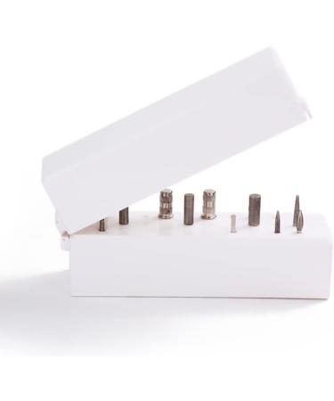 Nail Drill Bits Holder 30 Holes Drill Bits Organizer Container 30 Holes Manicure Tools Nail Drill Bit Holder Stand Display Organizer Dust Proof Storage Container Box - Buy Online on GoSupps.com