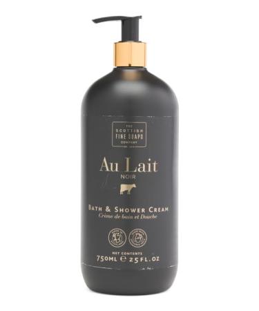 NEW SCOTTISH FINE SOAPS 25oz Au Lait Noir Bath Shower Cream