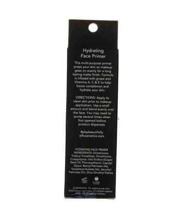 E.L.F. Poreless Face Primer - Clear 1.01 fl oz | Best Makeup Base for Smooth Skin - Buy Online on GoSupps.com