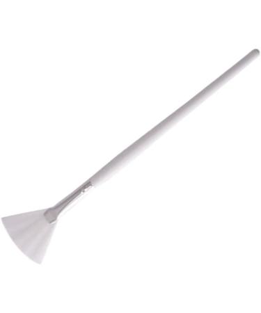 VINTORKY DIY Makeup White Makeup Fan Makeup Fan up for Facial Brush Fan Shape Brushes Brush with Wood Handle Make up Care - Buy Online on GoSupps.com