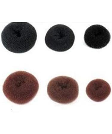 3PCS(Small+Medium+Large) Women Hair Bun Maker Styler Rings Donut Buns Doughnut Shaper Chignon Former Bun Updo Hair Styling Accessories Brown - Buy Online on GoSupps.com